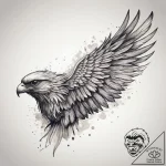 Tattoo sketch feathered wings, artistic tatto… – tattoo sketch (№1757503384_0, 10.09.2025 11:23) — tattoovalue.net