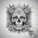 Tattoo sketch scarf with a quote, tattoo sket… – tattoo sketch (№1757503771_0, 10.09.2025 11:29) — tattoovalue.net