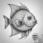 Tattoo sketch hatchetfish, tattoo flash sheet… – tattoo sketch (№1757504159_0, 10.09.2025 11:35) — tattoovalue.net