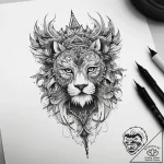 Tattoo sketch brown, tattoo sketch design, bl… – tattoo sketch (№1757504745_0, 10.09.2025 11:45) — tattoovalue.net