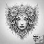 Tattoo sketch nature, tattoo sketch design, o… – tattoo sketch (№1757505714_0, 10.09.2025 12:01) — tattoovalue.net