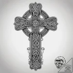 Tattoo sketch celtic cross with intricate kno… – tattoo sketch (№1757507866_0, 10.09.2025 12:37) — tattoovalue.net
