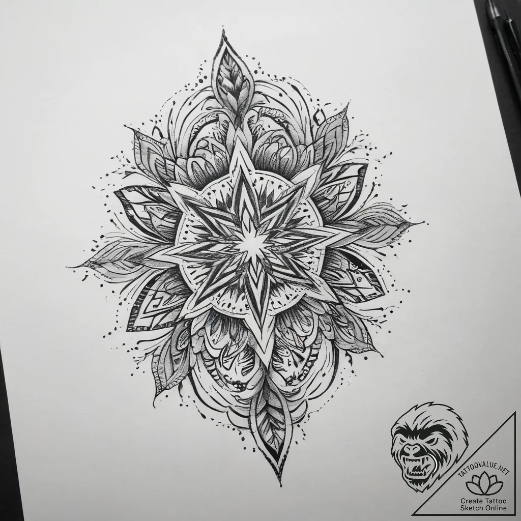 Tattoo sketch energy, tattoo sketch design, d... - tattoo sketch (№1757509247_0, 10.09.2025 13:00) — tattoovalue.net
