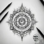 Tattoo sketch cosmic essence – tattoo sketch (№1757509832_0, 10.09.2025 13:10) — tattoovalue.net