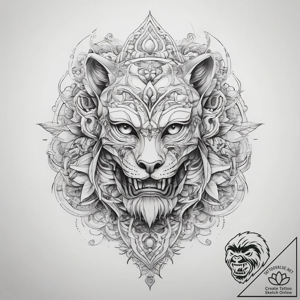 Tattoo sketch beige - tattoo sketch (№1757512390_0, 10.09.2025 13:53) — tattoovalue.net
