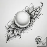 Tattoo sketch pearl – tattoo sketch (№1757512781_0, 10.09.2025 13:59) — tattoovalue.net
