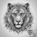 Tattoo sketch kingdom, ink illustration for t… – tattoo sketch (№1757516341_0, 10.09.2025 14:59) — tattoovalue.net