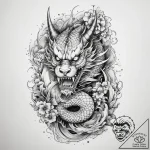 Tattoo sketch cosmic soul, tattoo flash sheet… – tattoo sketch (№1757517732_0, 10.09.2025 15:22) — tattoovalue.net