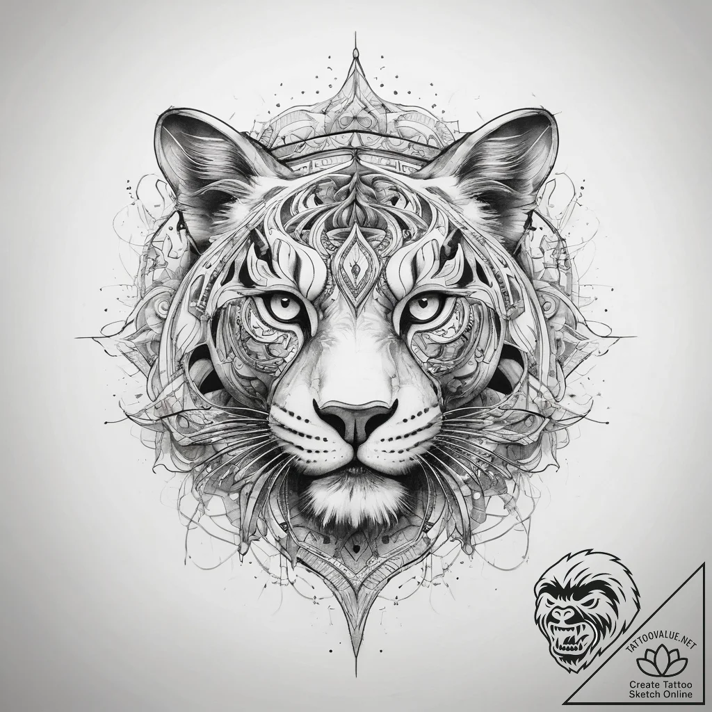 Tattoo sketch light - tattoo sketch (№1757520502_0, 10.09.2025 16:08) — tattoovalue.net