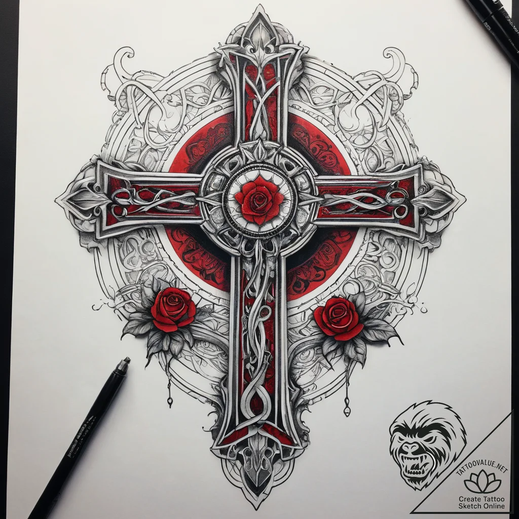 Tattoo sketch blessed universe, concept art f... - tattoo sketch (№1757522470_0, 10.09.2025 16:41) — tattoovalue.net