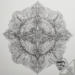 Tattoo sketch coral, tattoo line art, detaile… – tattoo sketch (№1757523056_0, 10.09.2025 16:50) — tattoovalue.net
