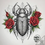 Tattoo sketch giant water bug, tattoo sketch… – tattoo sketch (№1757523837_0, 10.09.2025 17:03) — tattoovalue.net