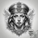 Tattoo sketch holy land, tattoo line art, old… – tattoo sketch (№1757524815_0, 10.09.2025 17:20) — tattoovalue.net