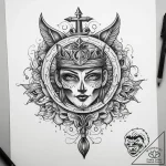 Tattoo sketch узор в виде ожерелья, tattoo sk… – tattoo sketch (№1757528902_0, 10.09.2025 18:28) — tattoovalue.net