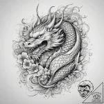Tattoo sketch fine line tattoo, concept art f… – tattoo sketch (№1757529882_0, 10.09.2025 18:44) — tattoovalue.net