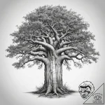 Tattoo sketch baobab tree, tattoo sketch desi… – tattoo sketch (№1757530468_0, 10.09.2025 18:54) — tattoovalue.net