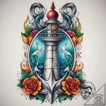 Tattoo sketch spire, artistic tattoo sketch,… – tattoo sketch (№1757532423_0, 10.09.2025 19:27) — tattoovalue.net