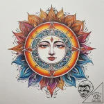 Tattoo sketch slavic sun symbol, tattoo drawi… – tattoo sketch (№1757535747_0, 10.09.2025 20:22) — tattoovalue.net