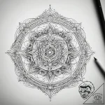Tattoo sketch cosmic myth, tattoo line art, g… – tattoo sketch (№1757541552_0, 10.09.2025 21:59) — tattoovalue.net