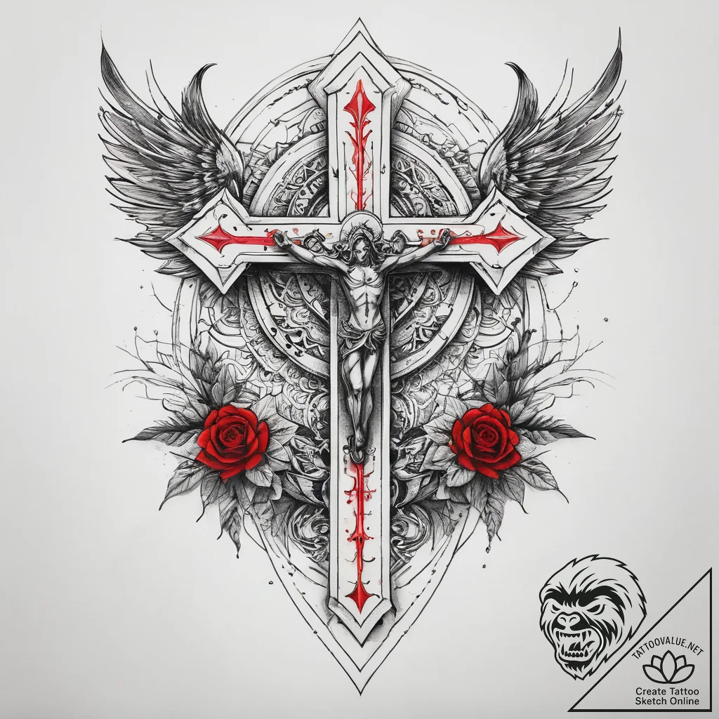 Tattoo sketch free, tattoo flash sheet design... - tattoo sketch (№1757543900_0, 10.09.2025 22:38) — tattoovalue.net