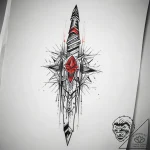 Tattoo sketch blade, artistic tattoo sketch,… – tattoo sketch (№1757544876_0, 10.09.2025 22:54) — tattoovalue.net
