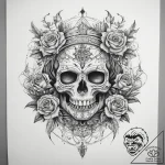 Tattoo sketch forest spirit, tattoo sketch de… – tattoo sketch (№1757545867_0, 10.09.2025 23:11) — tattoovalue.net