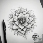 Tattoo sketch pink, concept art for tattoo, r… – tattoo sketch (№1757548991_0, 11.09.2025 00:03) — tattoovalue.net