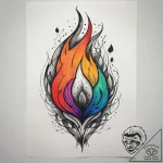 Tattoo sketch flame, tattoo drawing outline,… – tattoo sketch (№1757549578_0, 11.09.2025 00:12) — tattoovalue.net