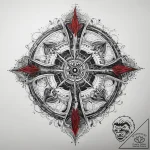 Tattoo sketch cosmic soil, concept art for ta… – tattoo sketch (№1757550163_0, 11.09.2025 00:22) — tattoovalue.net