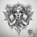 Tattoo sketch ribbon tattoo, tattoo sketch de… – tattoo sketch (№1757553474_0, 11.09.2025 01:17) — tattoovalue.net