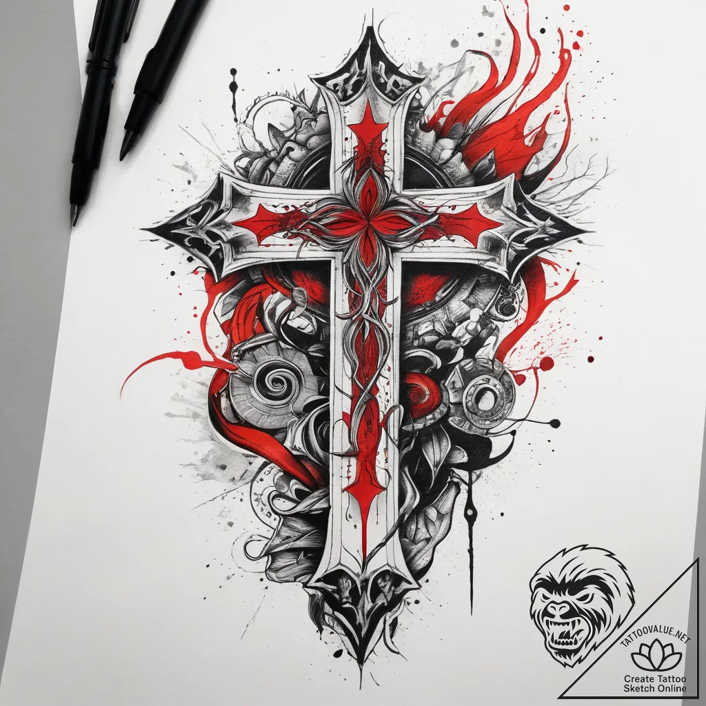 Tattoo sketch fire, tattoo line art, black an... - tattoo sketch (№1757553667_0, 11.09.2025 01:21) — tattoovalue.net
