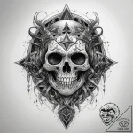 Tattoo sketch cosmic ghost, ink illustration… – tattoo sketch (№1757553862_0, 11.09.2025 01:24) — tattoovalue.net