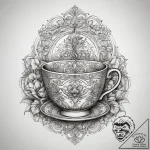 Tattoo sketch teacup tattoo, tattoo drawing o… – tattoo sketch (№1757555233_0, 11.09.2025 01:47) — tattoovalue.net