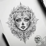 Tattoo sketch linework минимализм, tattoo fla… – tattoo sketch (№1757556985_0, 11.09.2025 02:16) — tattoovalue.net