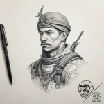 Tattoo sketch soldier with a prophet, tattoo… – tattoo sketch (№1757564005_0, 11.09.2025 04:13) — tattoovalue.net