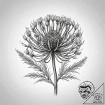Tattoo sketch fennel bulb – tattoo sketch (№1757565174_0, 11.09.2025 04:32) — tattoovalue.net