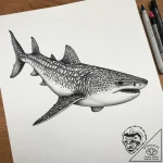 Tattoo sketch whale shark, tattoo sketch desi… – tattoo sketch (№1757565564_0, 11.09.2025 04:39) — tattoovalue.net