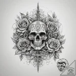 Tattoo sketch centipede, tattoo line art, on… – tattoo sketch (№1757566344_0, 11.09.2025 04:52) — tattoovalue.net