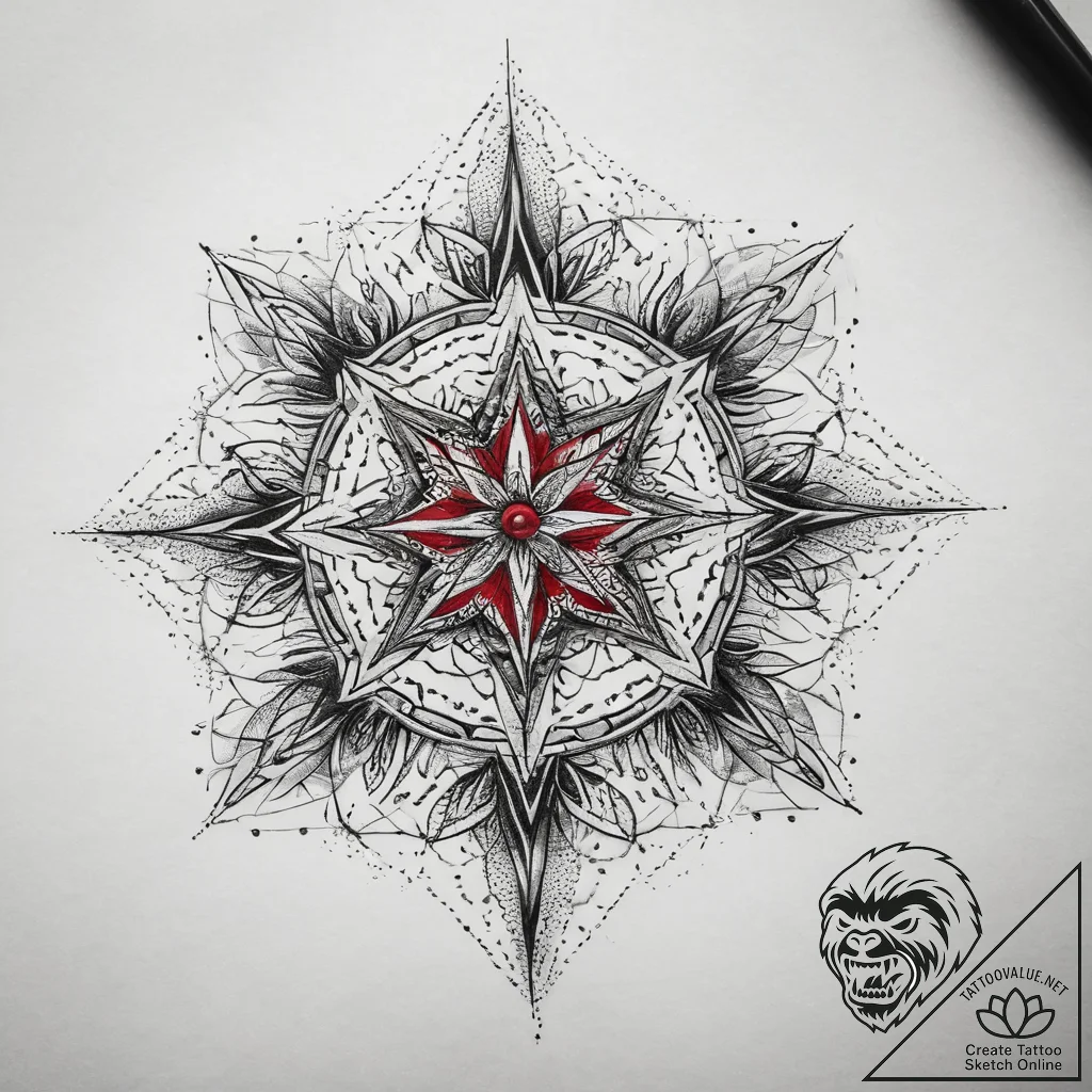 Tattoo sketch gray, ink illustration for tatt... - tattoo sketch (№1757569452_0, 11.09.2025 05:44) — tattoovalue.net