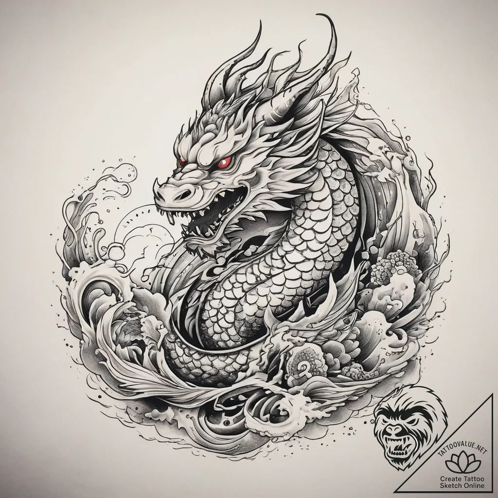 Tattoo sketch fake, tattoo flash sheet design... - tattoo sketch (№1757569842_0, 11.09.2025 05:50) — tattoovalue.net