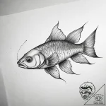 Tattoo sketch clown loach, tattoo flash sheet… – tattoo sketch (№1757572957_0, 11.09.2025 06:42) — tattoovalue.net