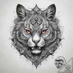 Tattoo sketch лиса с цветами, tattoo line art… – tattoo sketch (№1757573734_0, 11.09.2025 06:55) — tattoovalue.net