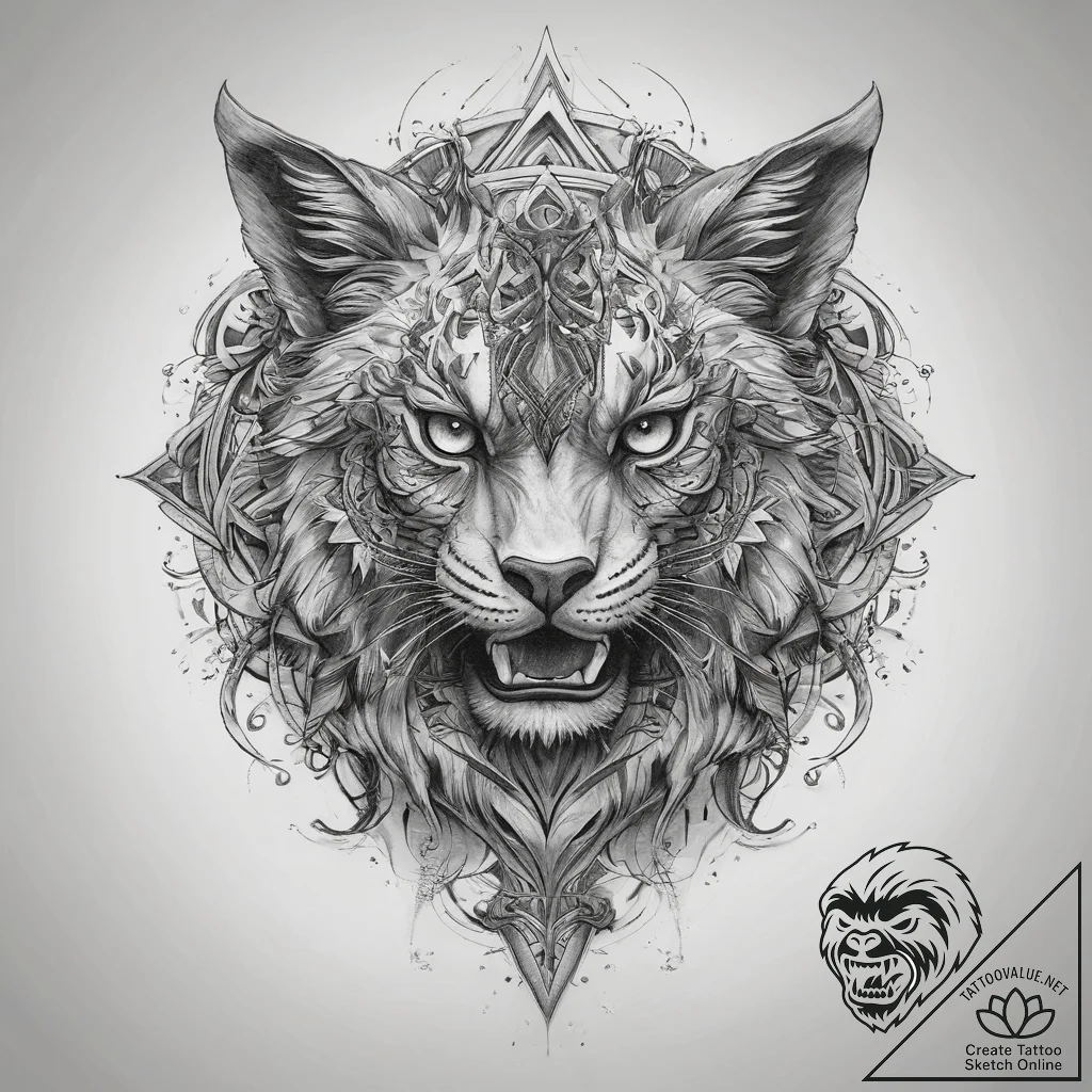 Tattoo sketch brown, concept art for tattoo,... - tattoo sketch (№1757573927_0, 11.09.2025 06:58) — tattoovalue.net