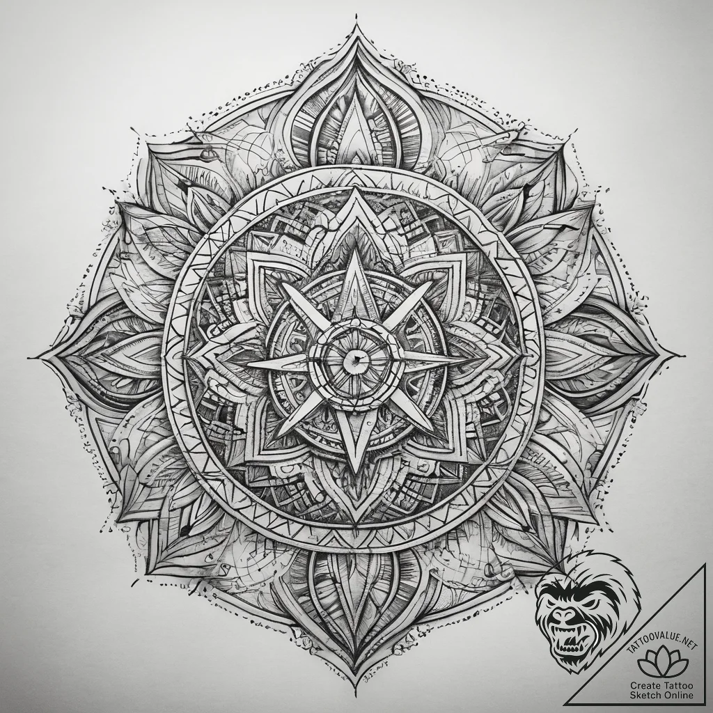 Tattoo sketch dream big, tattoo line art, det... - tattoo sketch (№1757577035_0, 11.09.2025 07:50) — tattoovalue.net