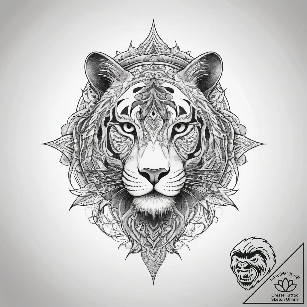 Tattoo sketch element - tattoo sketch (№1757580346_0, 11.09.2025 08:45) — tattoovalue.net