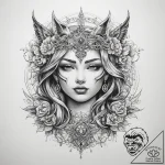 Tattoo sketch quest – tattoo sketch (№1757583271_0, 11.09.2025 09:34) — tattoovalue.net