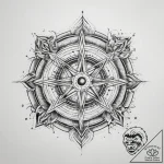 Tattoo sketch cosmic essence – tattoo sketch (№1757584441_0, 11.09.2025 09:54) — tattoovalue.net