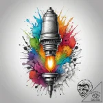 Tattoo sketch welder welding torch, tattoo dr… – tattoo sketch (№1757585413_0, 11.09.2025 10:10) — tattoovalue.net