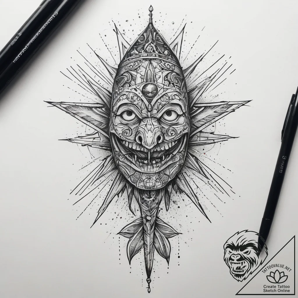 Tattoo sketch puns a cod that says "i'm a cod... - tattoo sketch (№1757586389_0, 11.09.2025 10:26) — tattoovalue.net