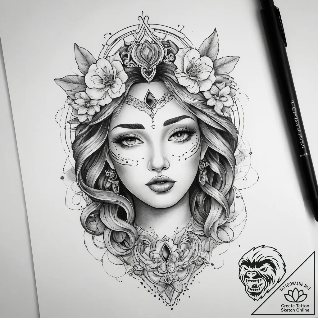 Tattoo sketch jade, tattoo drawing outline, b... - tattoo sketch (№1757587562_0, 11.09.2025 10:46) — tattoovalue.net